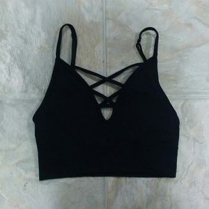 PINK. Criss Cross bralette