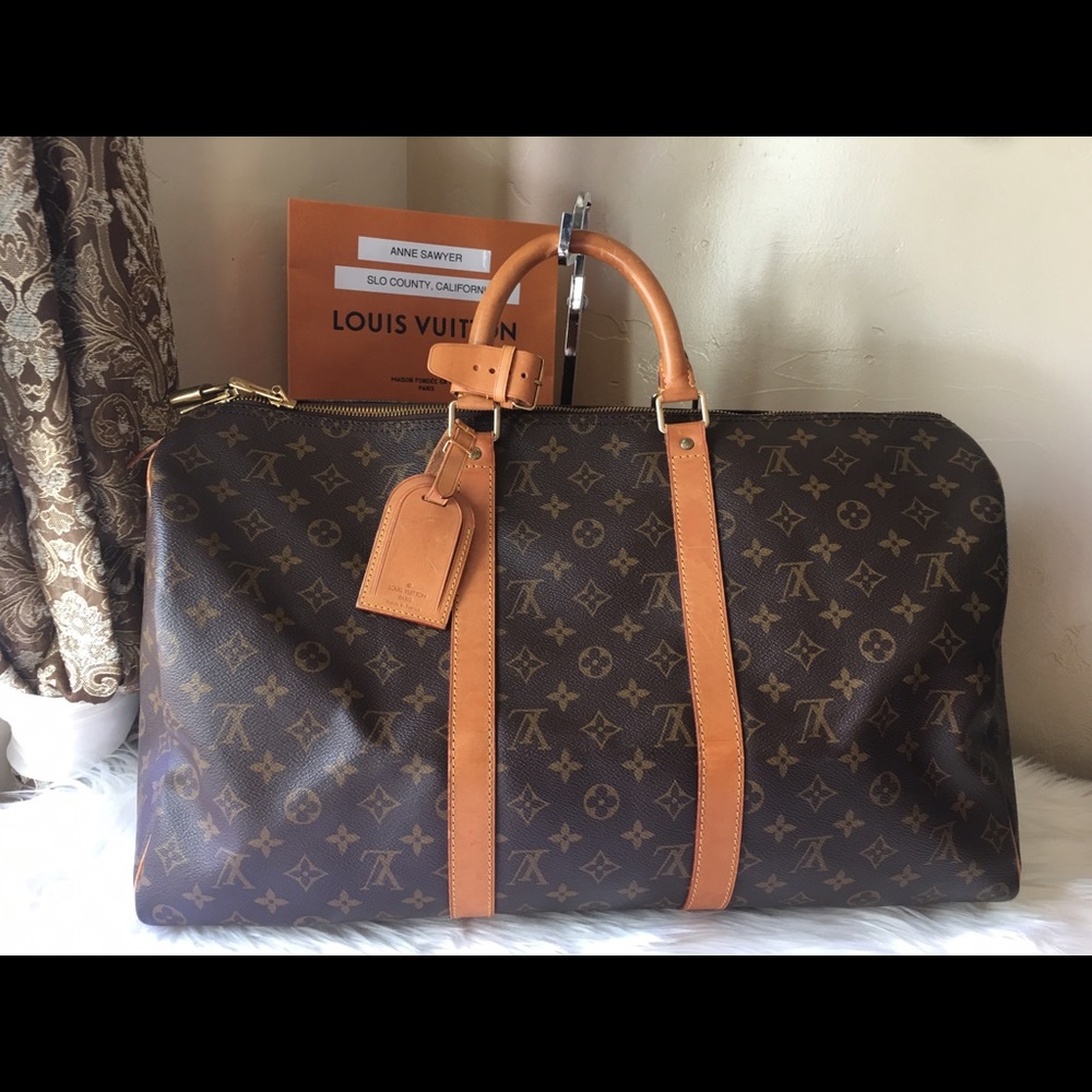 Authentic LV Keepall 50 monogram