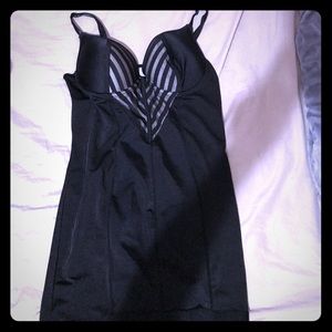 Black sexy lingerie dress size XL D cup