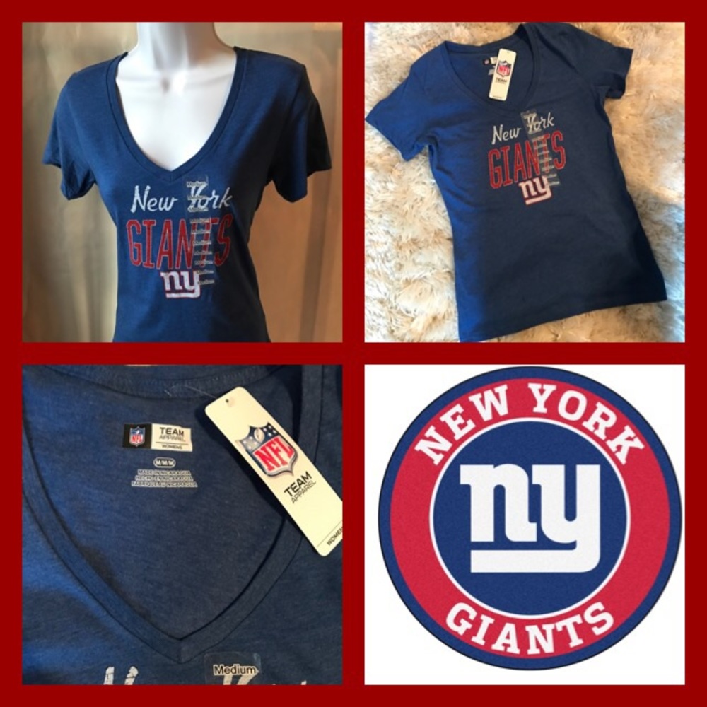 New York Giants NFL ladies tee size medium NWT