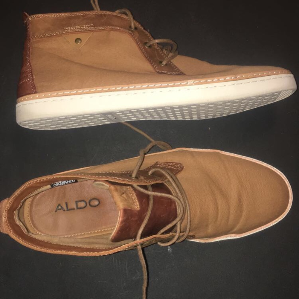 10.5 Brown Aldo high tops