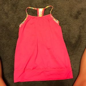 Ivivva by Lululemon Pink Double Dutch Tank Top