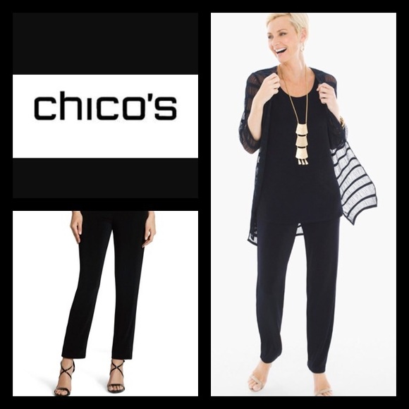 NWT Chico's Traveler's Essential Slim Pant - Picture 1 of 4