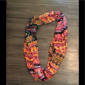 Tribal Print Infinity  Scarf