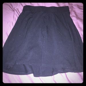 Black skater skirt