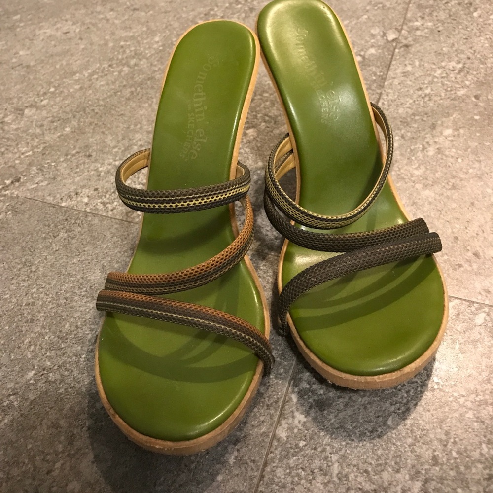 "Somethin' else" Green Heels - MIAMI SALE