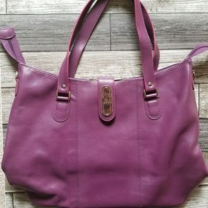 JM faux leather tote