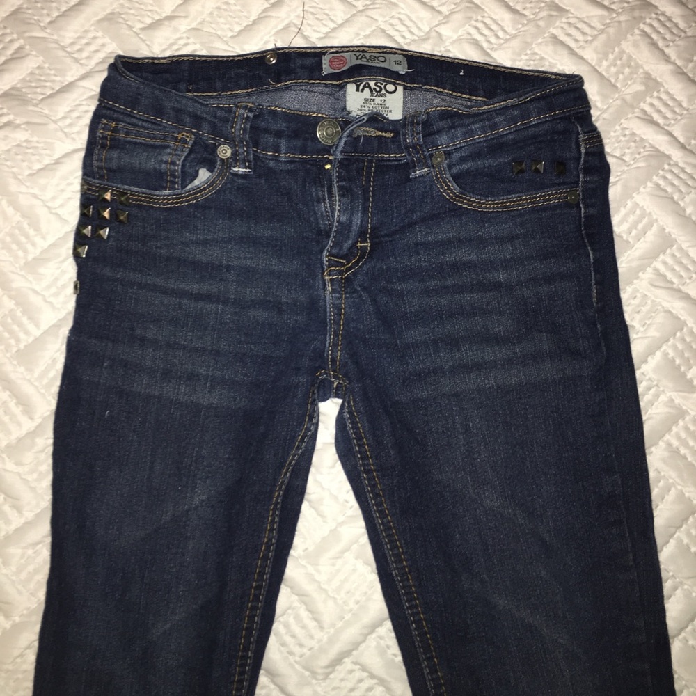 Dark Wash Girls YASO Jeans