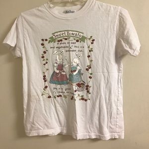 "Sweet tomato" bunny shirt