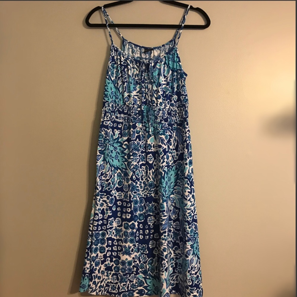 Midi Smocked Waist Dress