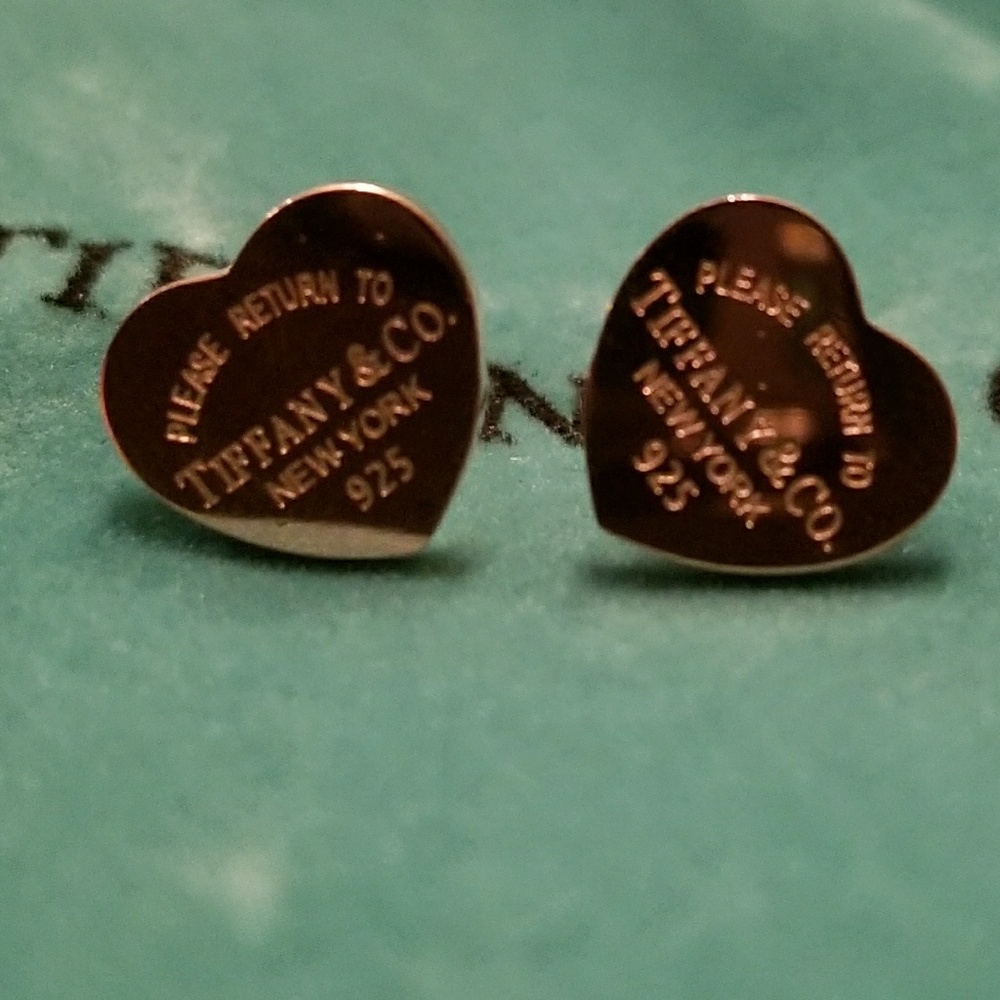Heart earrings rose gold