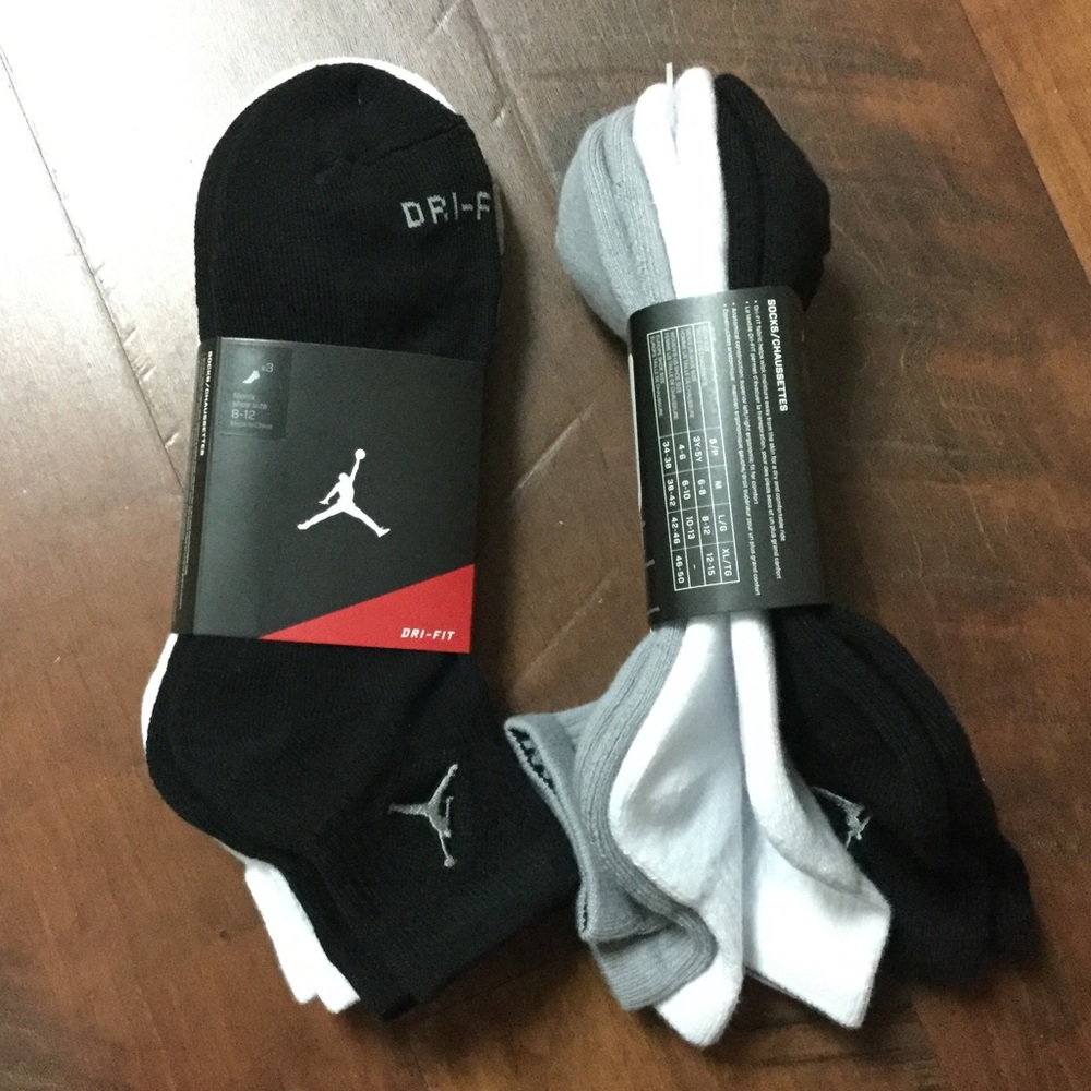 Jordan Dri FIT Socks (2x Pack of 3)