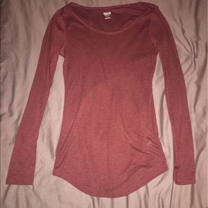 Maroon thermal long sleeve