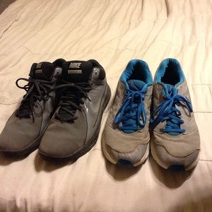 Men's Nike Basketball and running shoes size 9.5