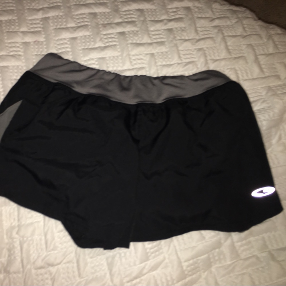 Black and Grey Athletic Shorts