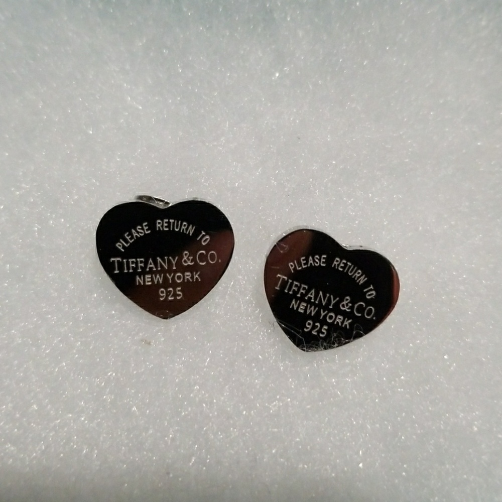 heart earrings silver