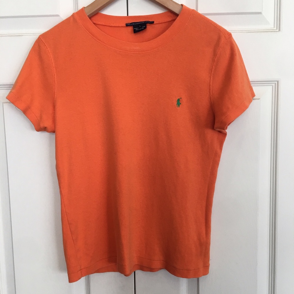 Ralph Lauren Sport Orange Shirt Size Large