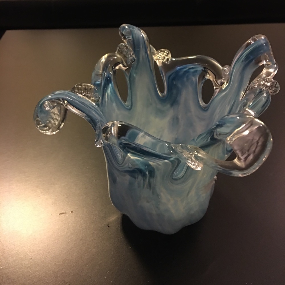 Muranu crystal vase