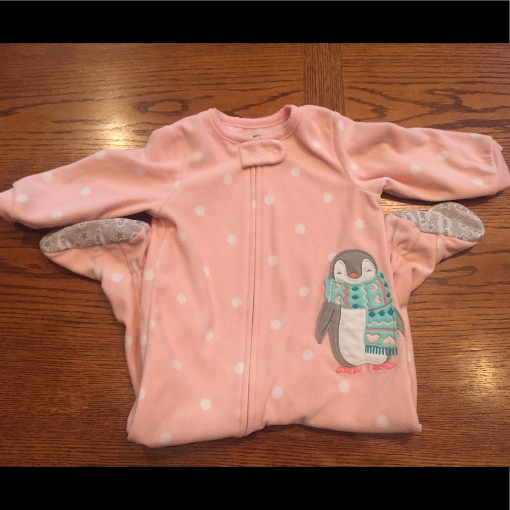 12 mon Girls Footed Fleece Sleeper by Carters