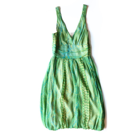 SALE Tracy Reese Silk Snakeprint Dress - Picture 2 of 4