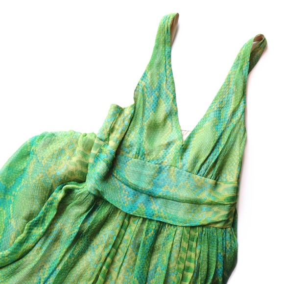 SALE Tracy Reese Silk Snakeprint Dress - Picture 1 of 4