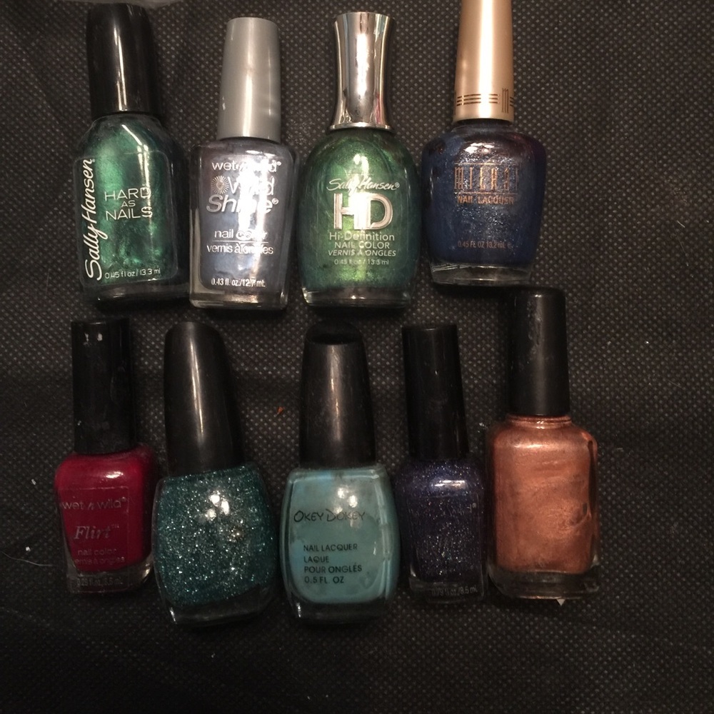 All new lot of nail polish