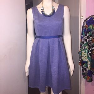 Sleeveless Dress with Belt