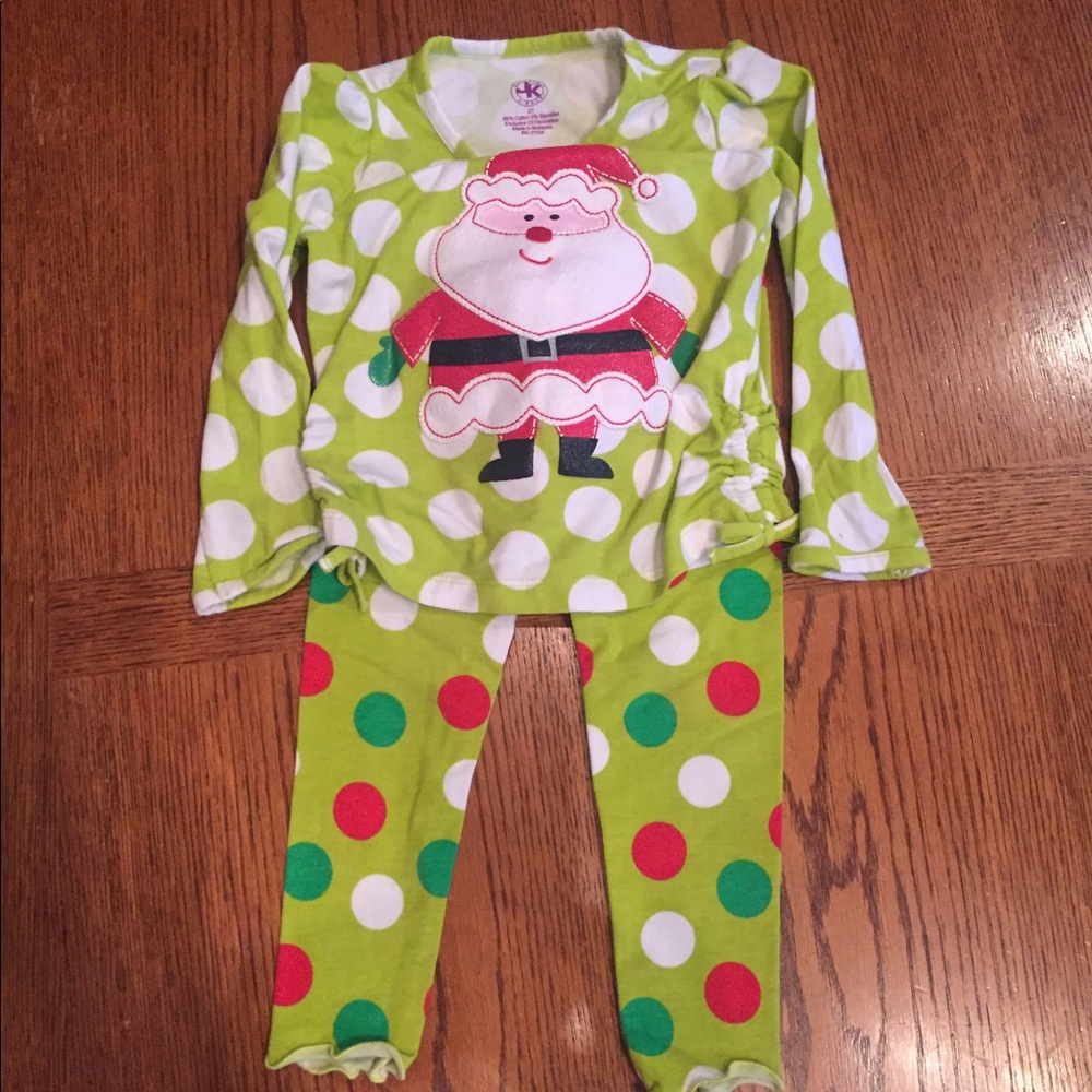 LOT of 2 pic Christmas Set: JK: J Khaki Girls