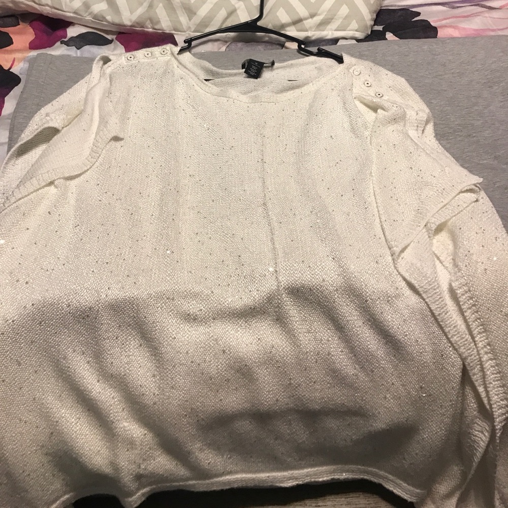 White& Black House Market Cardigan White