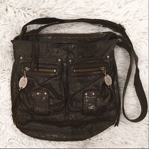 Authentic Juicy Couture Black Leather Crossbody