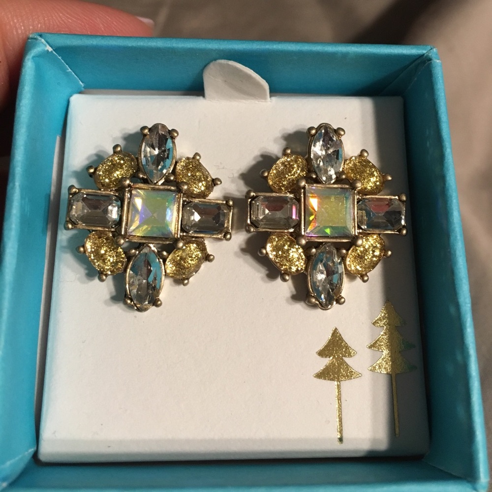Beautiful crystal earrings