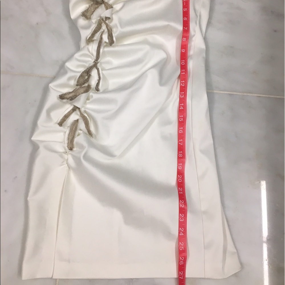 MINI WHITE DRESS - Picture 5 of 8