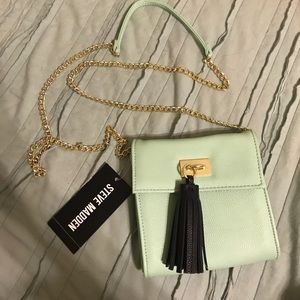 NWT mint green Steve Madden crossbody bag