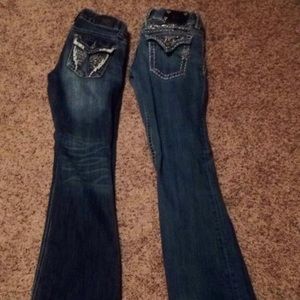Miss me jeans and zco jeans.