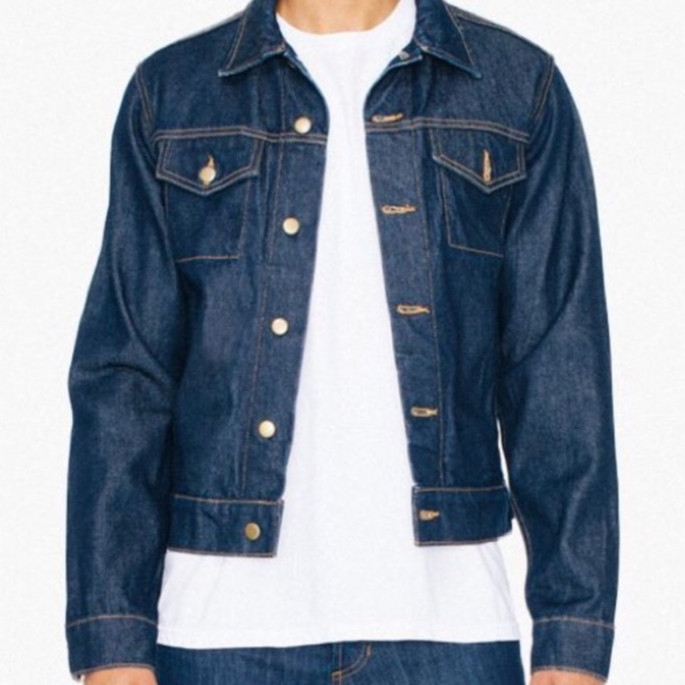 American apparel denim jackets (men's)