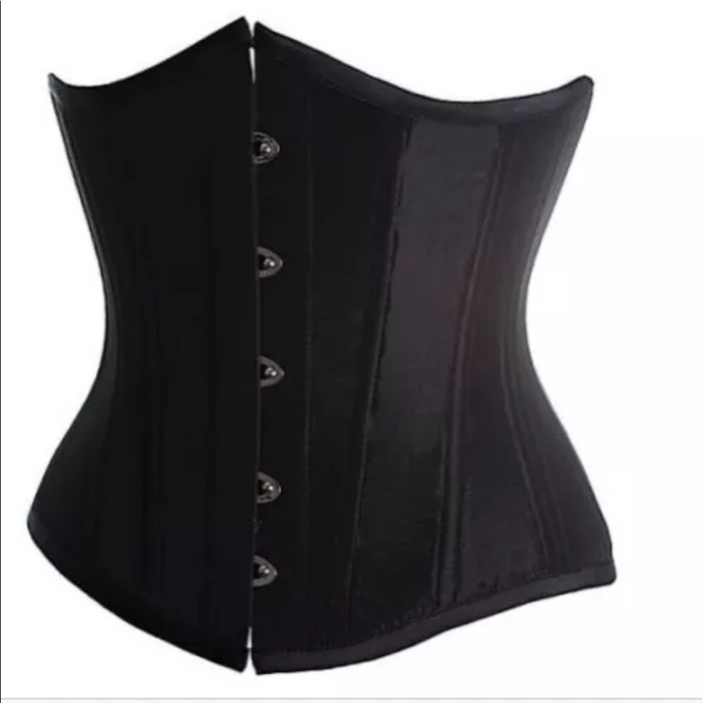 Black corset tie up bow waist trainer Barbie doll - Picture 2 of 3