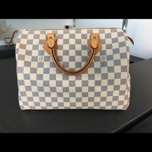 Louis Vuitton Handbags - Louis Vuitton:  Speedy 30 Damier Azur