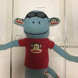 Paul Frank blue sock monkey in sunglasses and tee