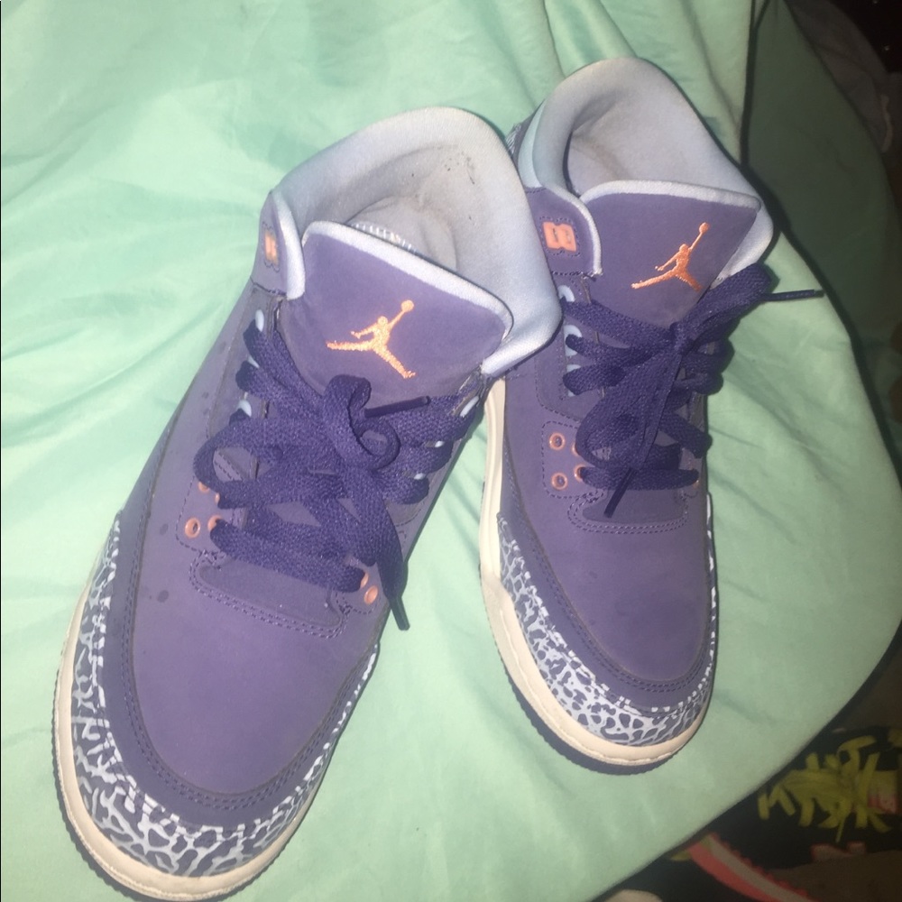 jordan retro 3 new release sz 7 youth/kids