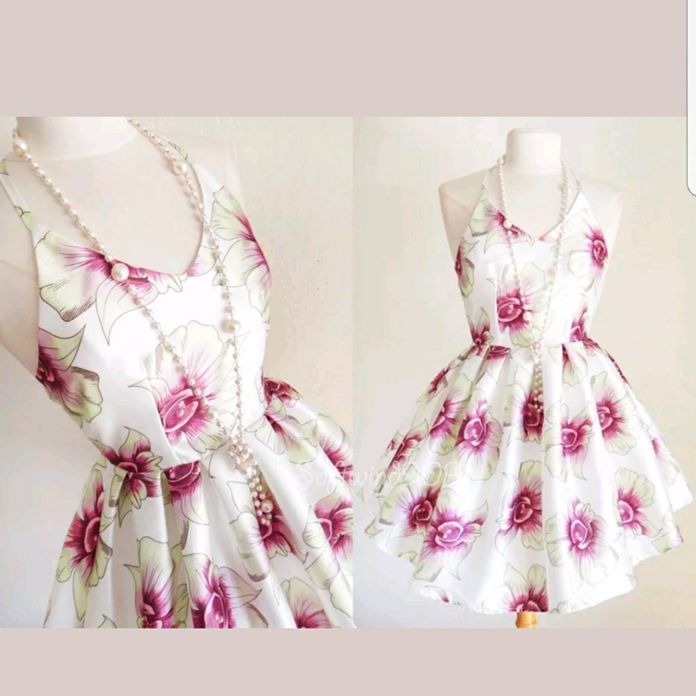 2 for $32 NWOT Pink and White Floral Dress