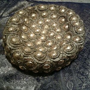 Vintage gold ladies hat from Saks Fifth Avenue