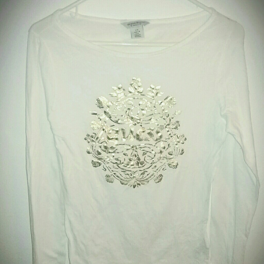 Guess shirt with Metallic logo