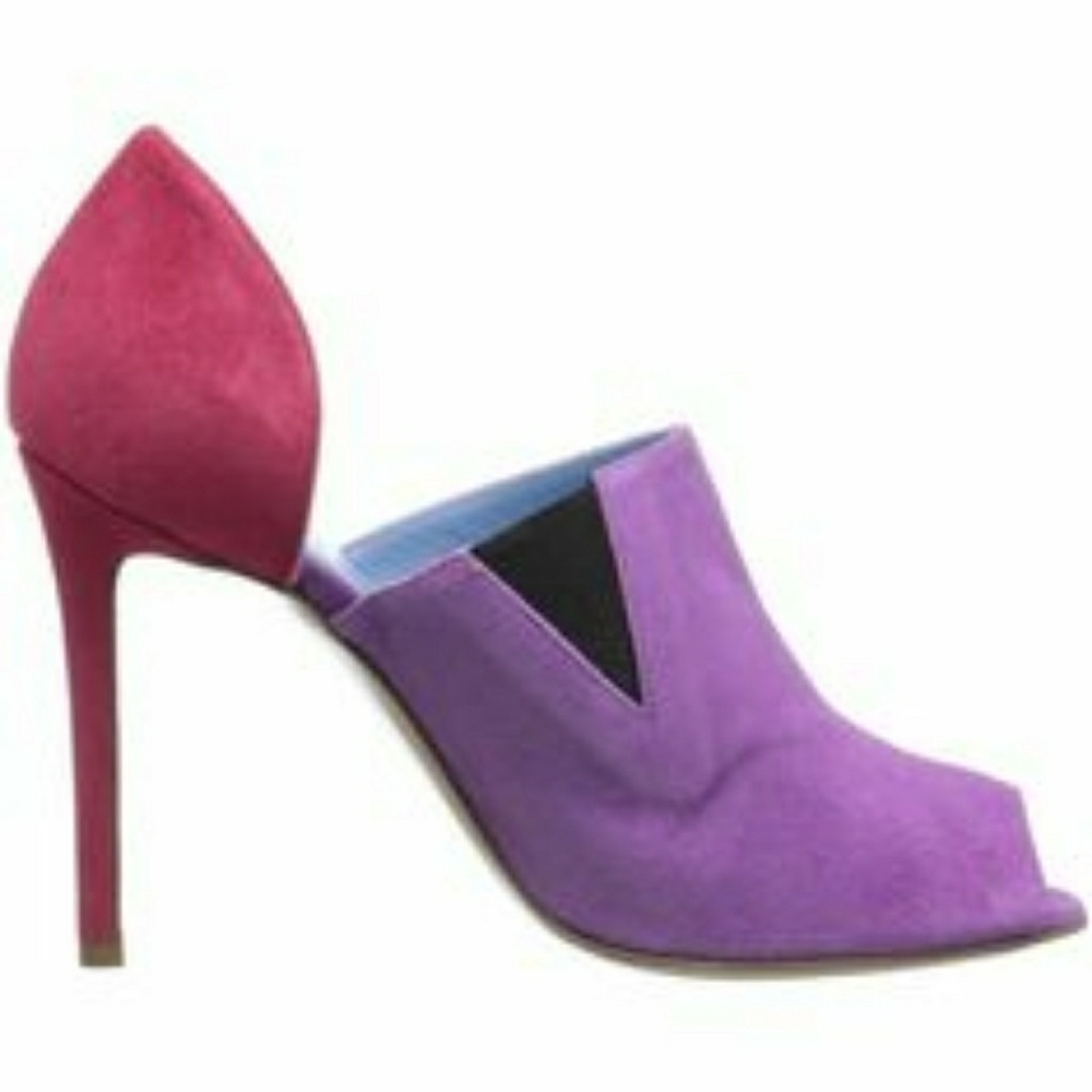 💜 STUDIO POLLINI SUEDE DRESS PUMP - Picture 2 of 8