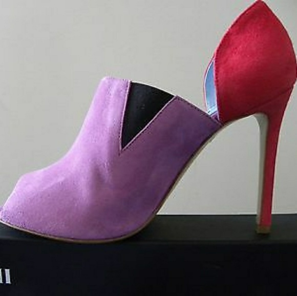 💜 STUDIO POLLINI SUEDE DRESS PUMP - Picture 5 of 8