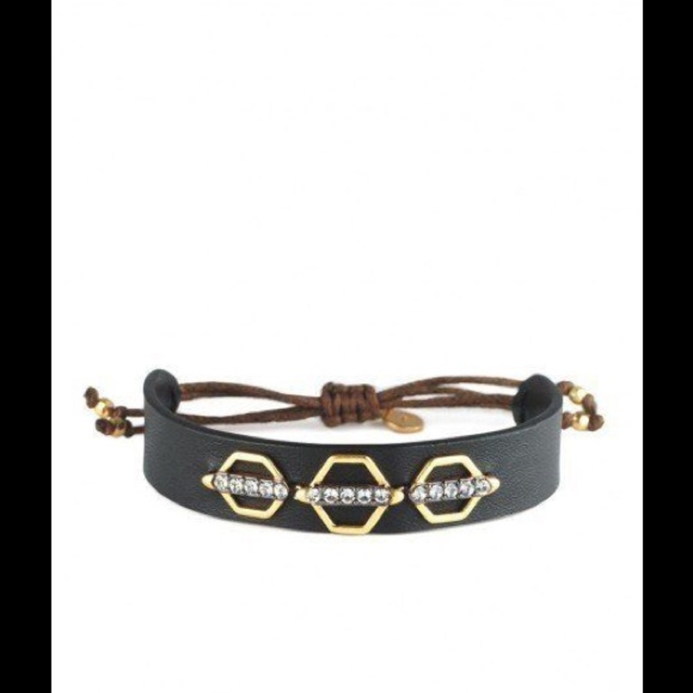 New stella&dot Terra Leather Bracelet