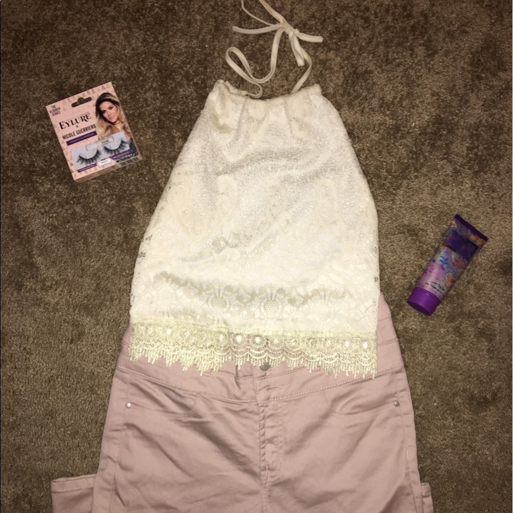 3 button high waisted pink skinny jeans