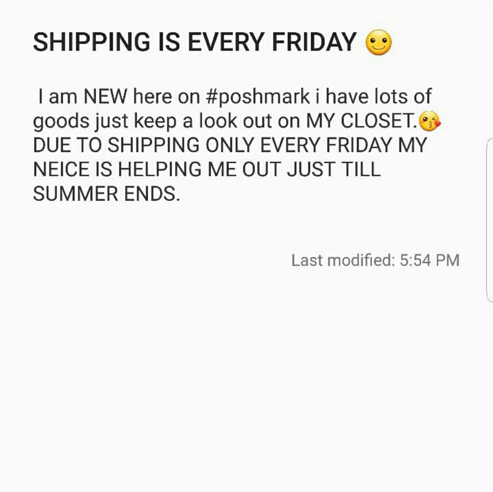 Shipping information