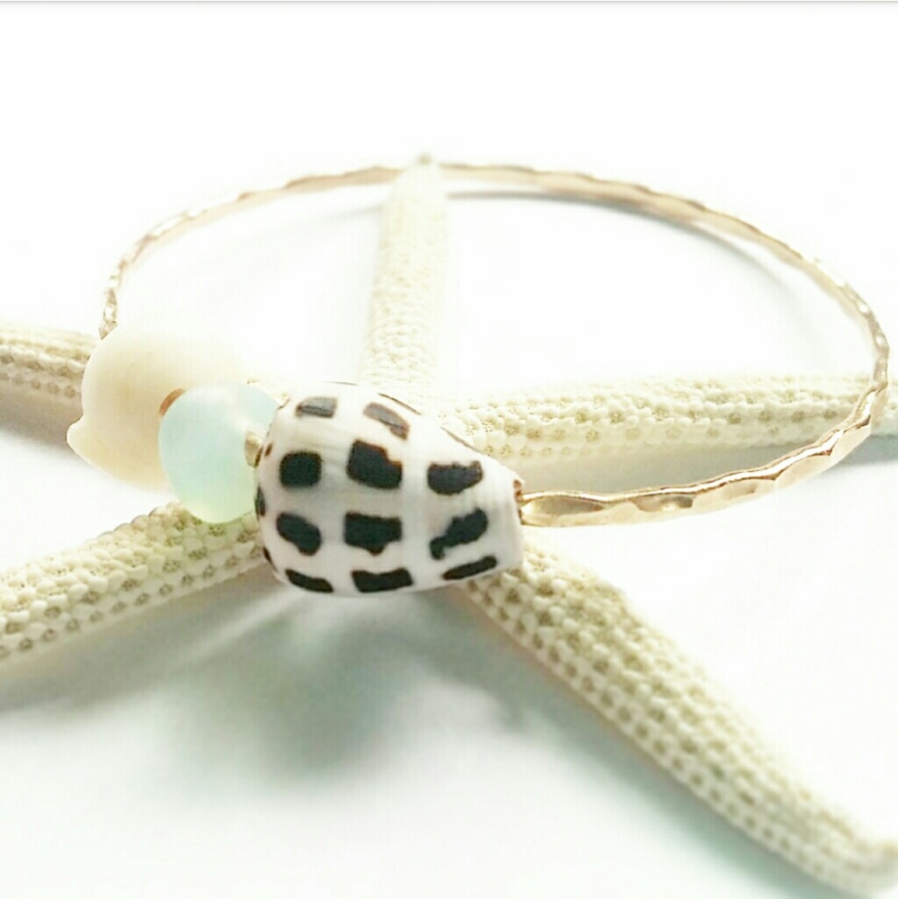 14kt GF bangle cone mix