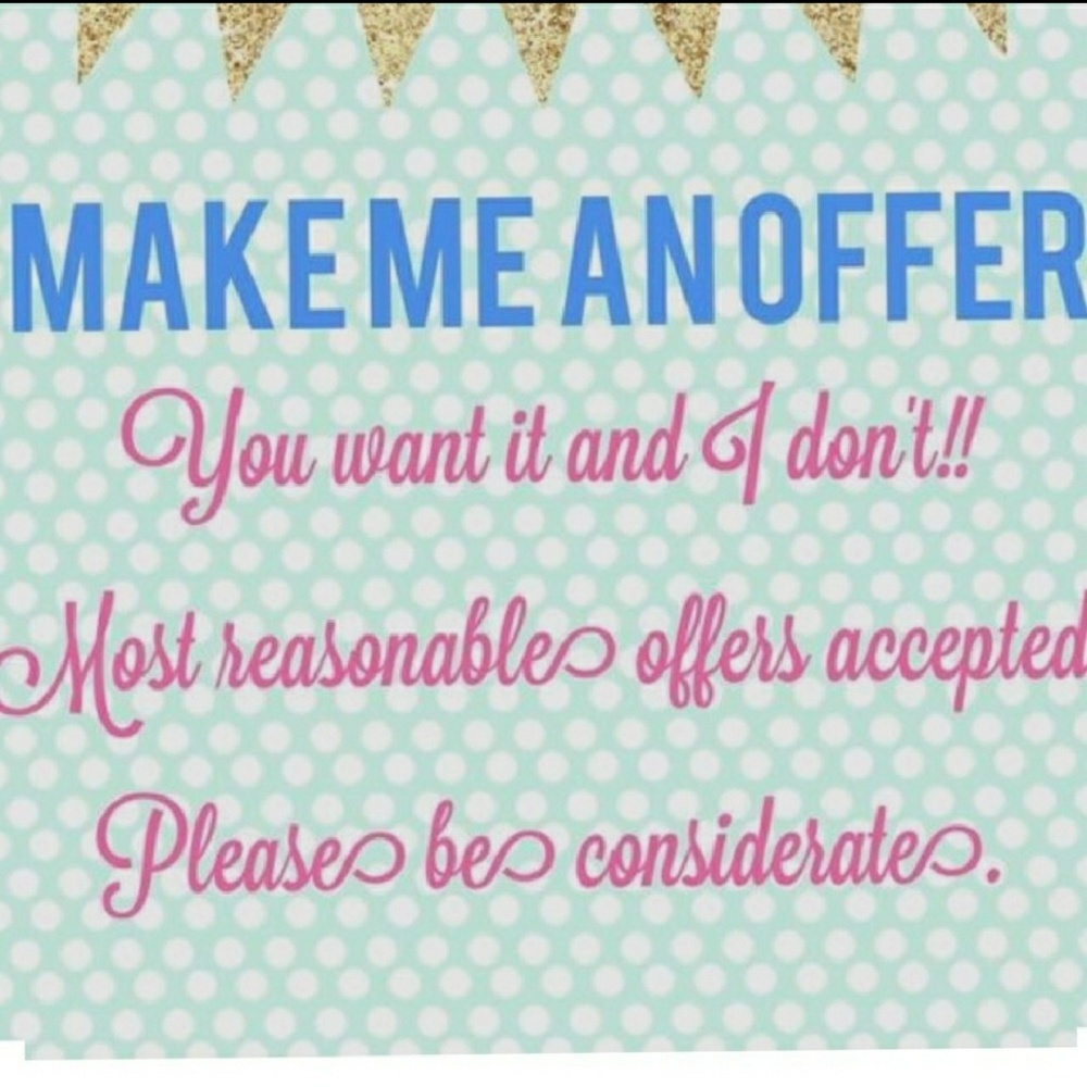 Make offers on items! Need to clear my closet!