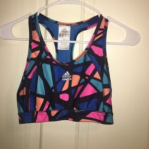 Colorful sports bra